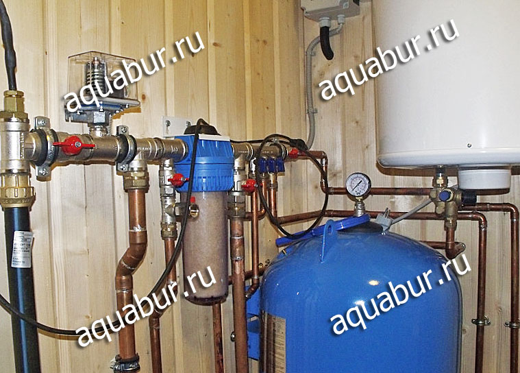 монтаж и подключение скважинного насоса, водоснабжение от скважины